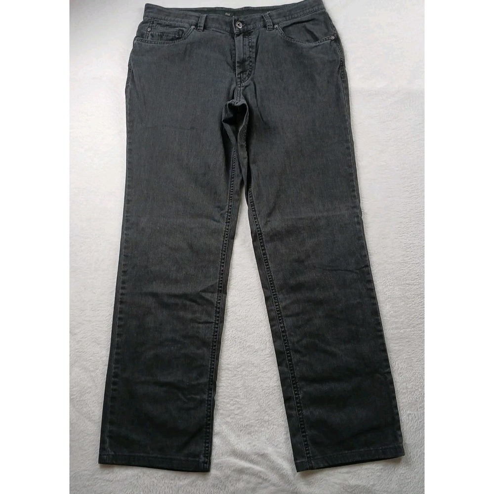 Hiltl The Ultimate Trouser Mens Charcoal ZE 500 Pants Size 34/34 Premium Denim